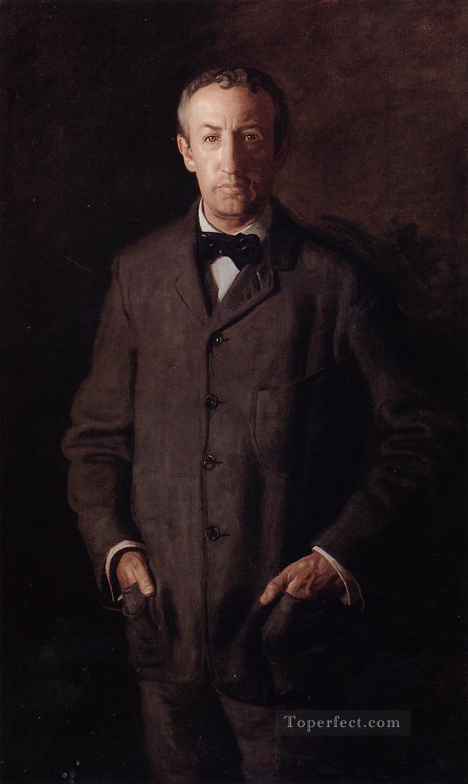 Portrait of William B Kurtz Realism portraits Thomas Eakins Oil Paintings